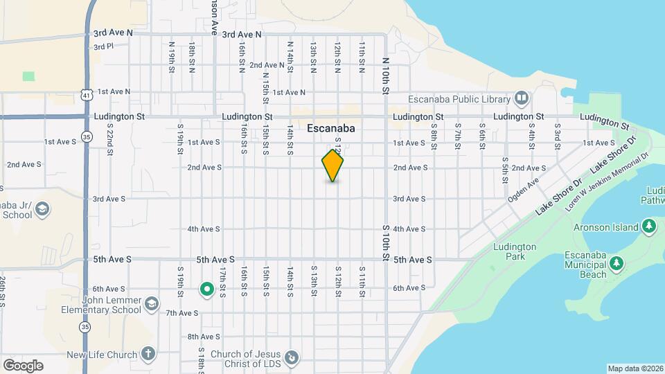 320 S 12th St Map and Location Details