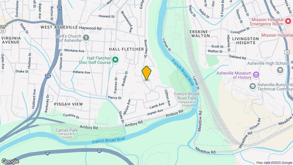 396 Riverview Dr Map and Location Details