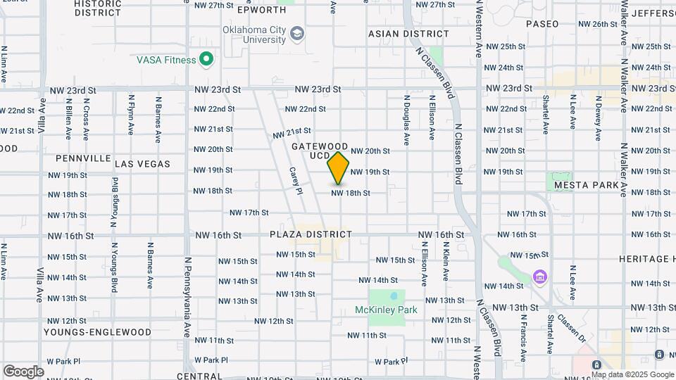 1703 NW 18th St Map and Location Details