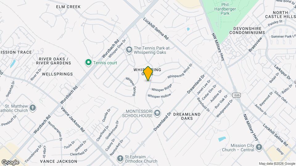 11039 Whisper Valley St Map and Location Details