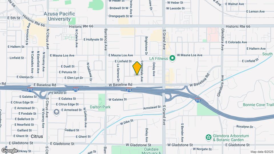 638 W Glen Lyn Dr Map and Location Details