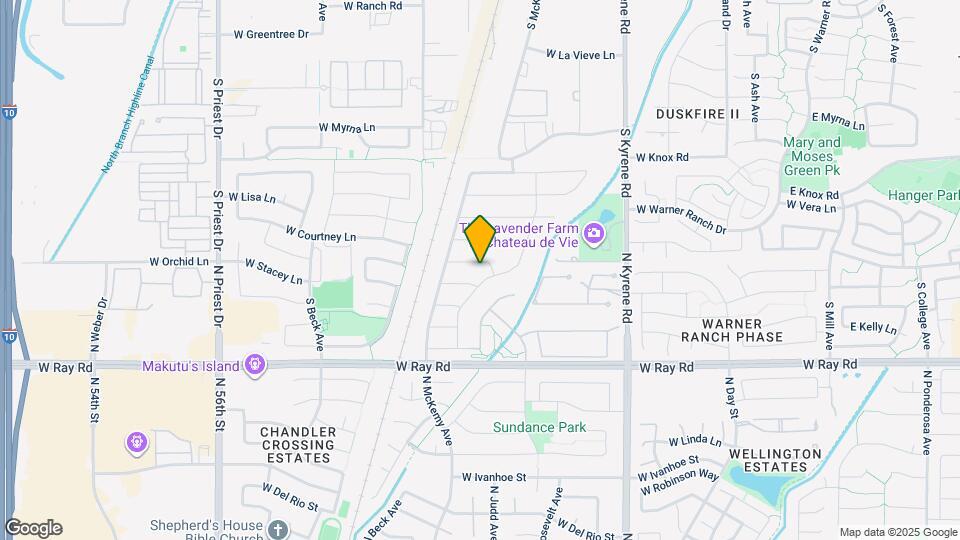6401 W Orchid Ln Map and Location Details