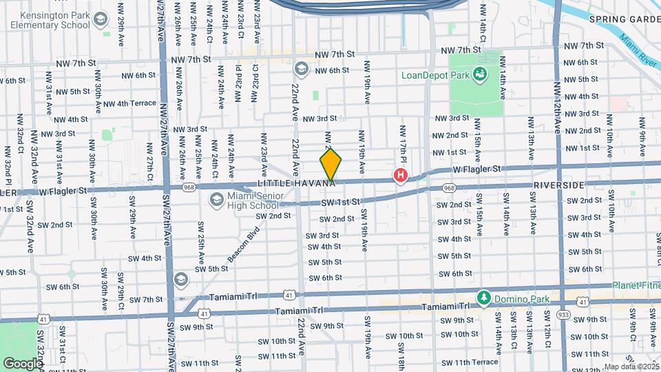 2046 W Flagler St Mapa y Detalles de la Ubicación