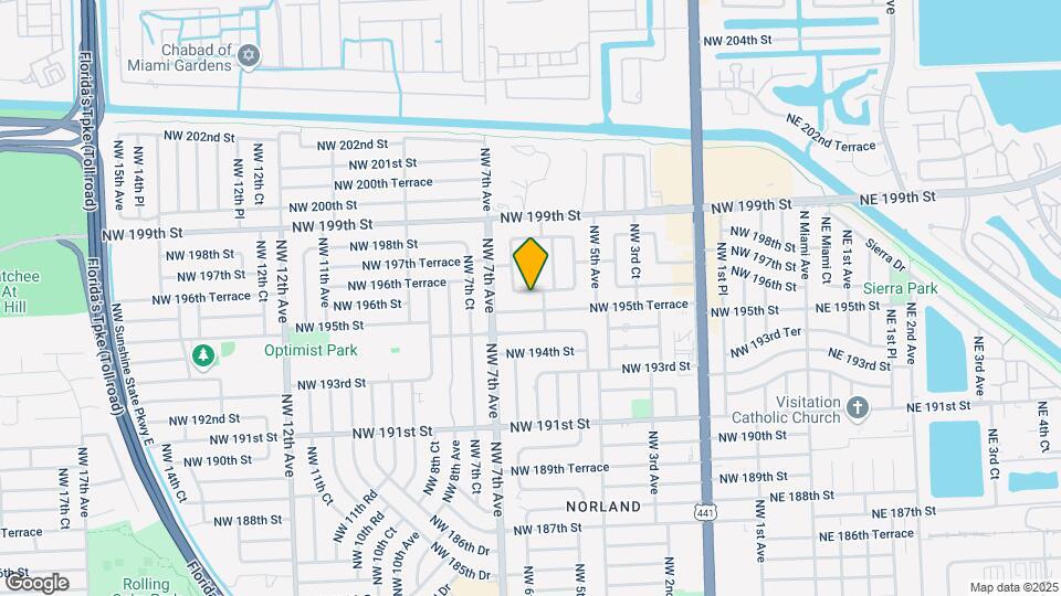 610 NW 196th St Map and Location Details