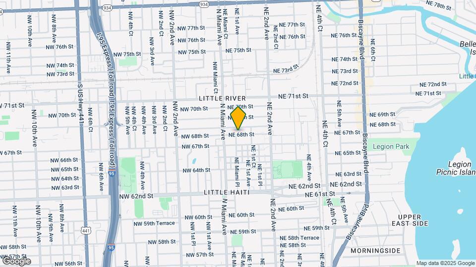 65 NE 68th St Map and Location Details