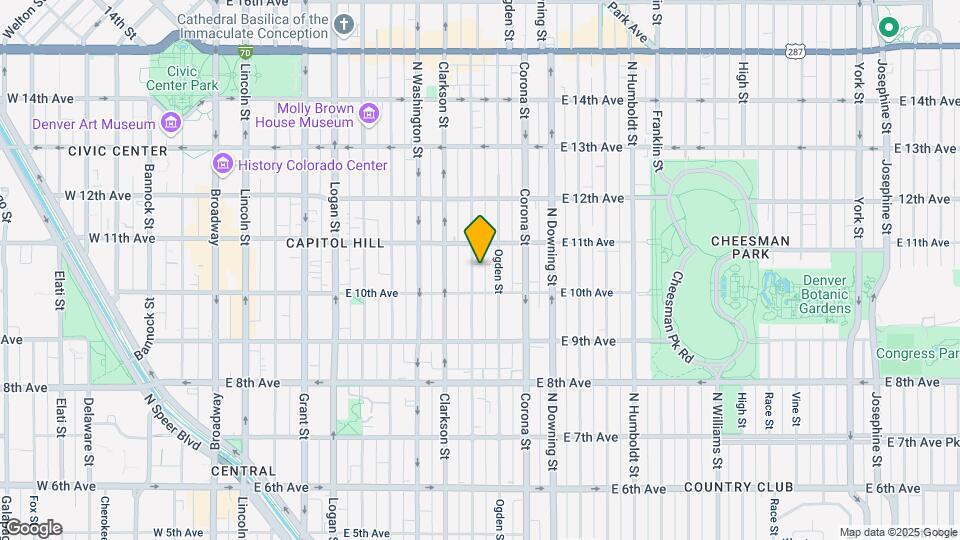 1050 Emerson St Mapa y Detalles de la Ubicación