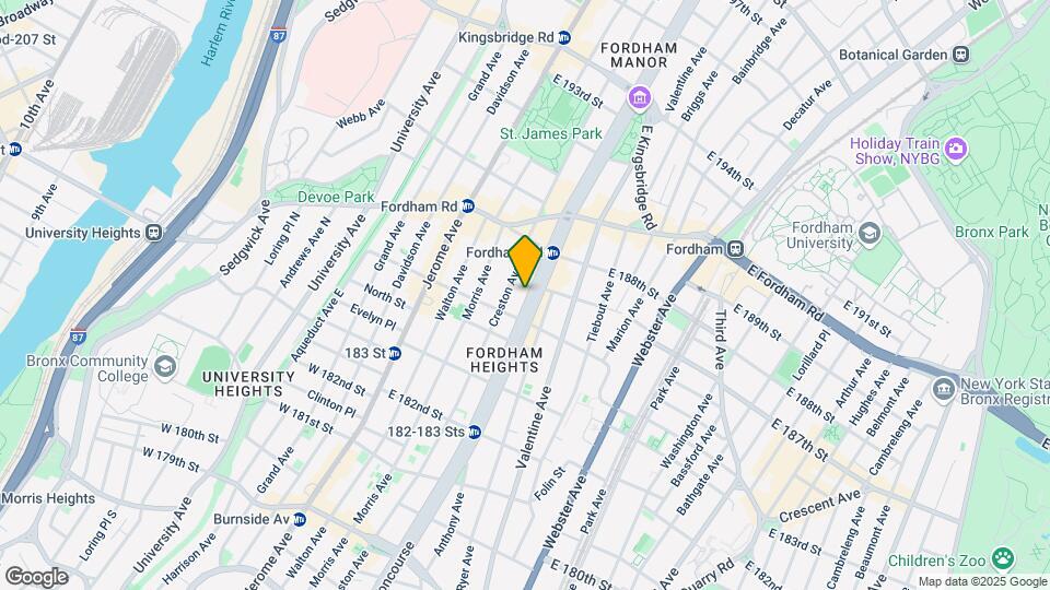 2395-2399 Grand Concourse Mapa y Detalles de la Ubicación