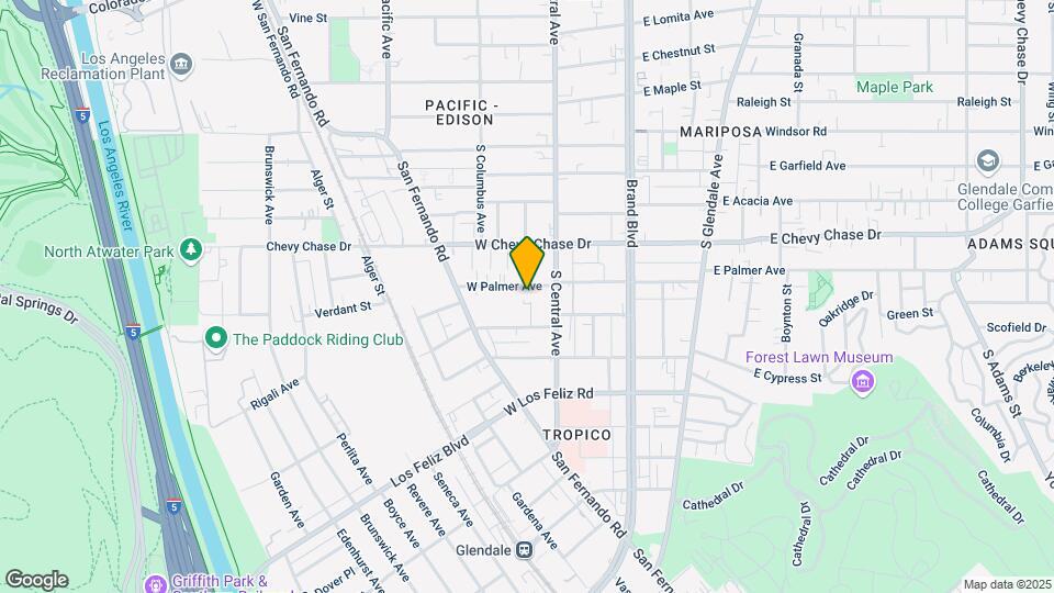 324 W Palmer Ave Map and Location Details