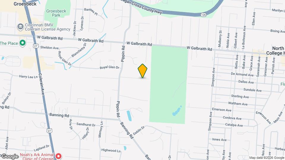 2347 Golf Dr Map and Location Details