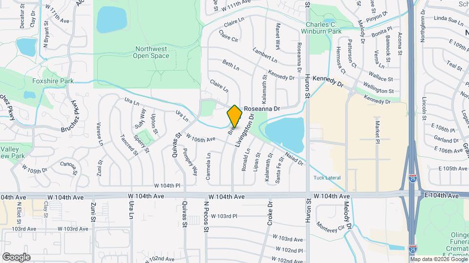 10632 Brewer Dr Map and Location Details