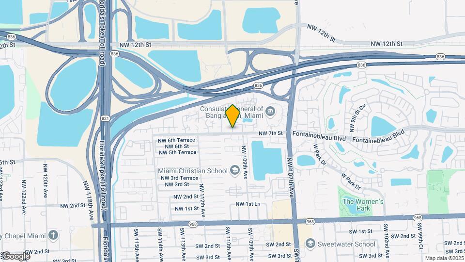 11001 NW 7th St, Unit 00 Map and Location Details