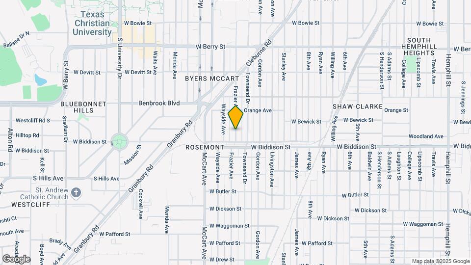3447 Frazier Ave Map and Location Details