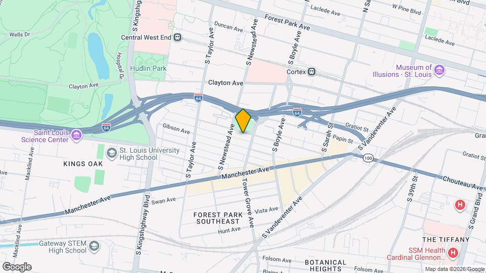 4380 Chouteau Ave, Unit 4380 Chouteau 2F Map and Location Details