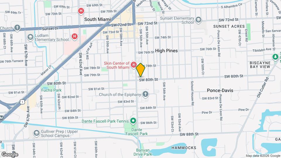 5625 SW 80th St Map and Location Details