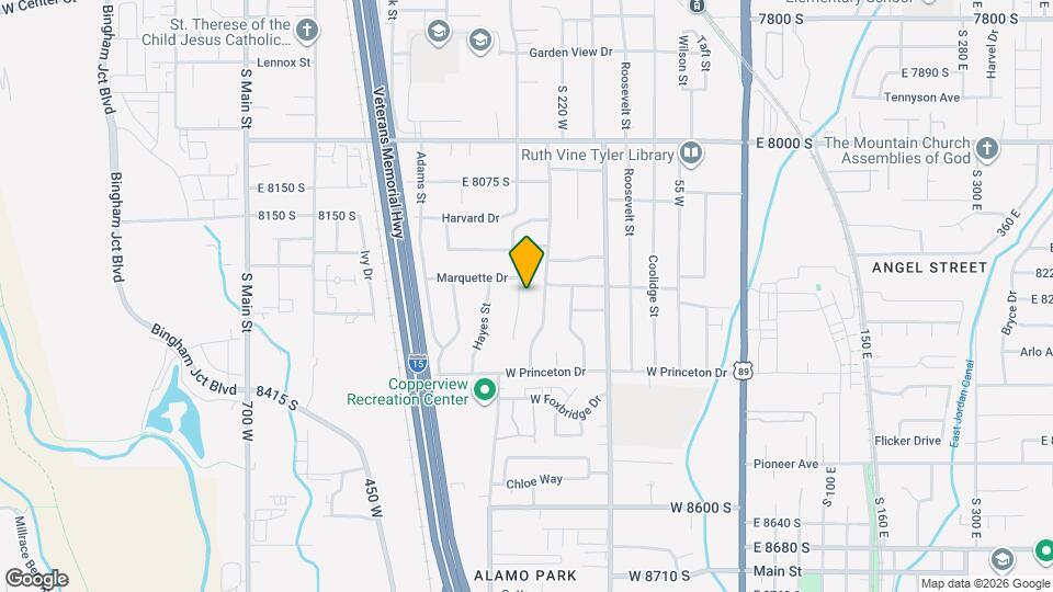 8269 S Harrison Cir Map and Location Details