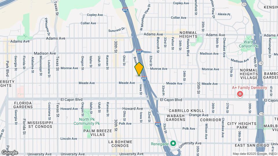 4426-4432 Boundary St Mapa y Detalles de la Ubicación