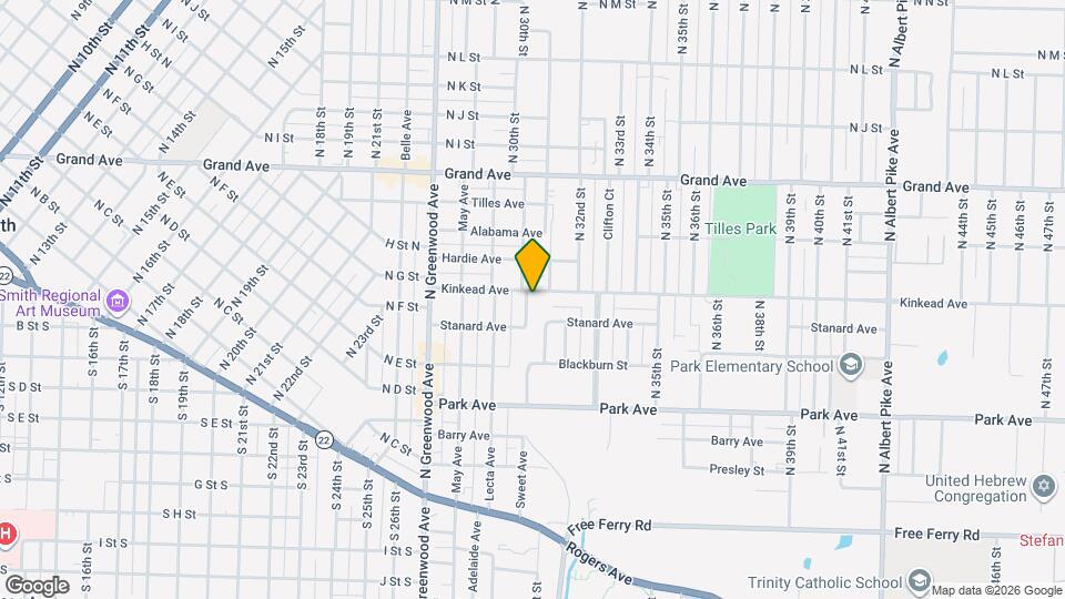 622 N 30th St Mapa y Detalles de la Ubicación