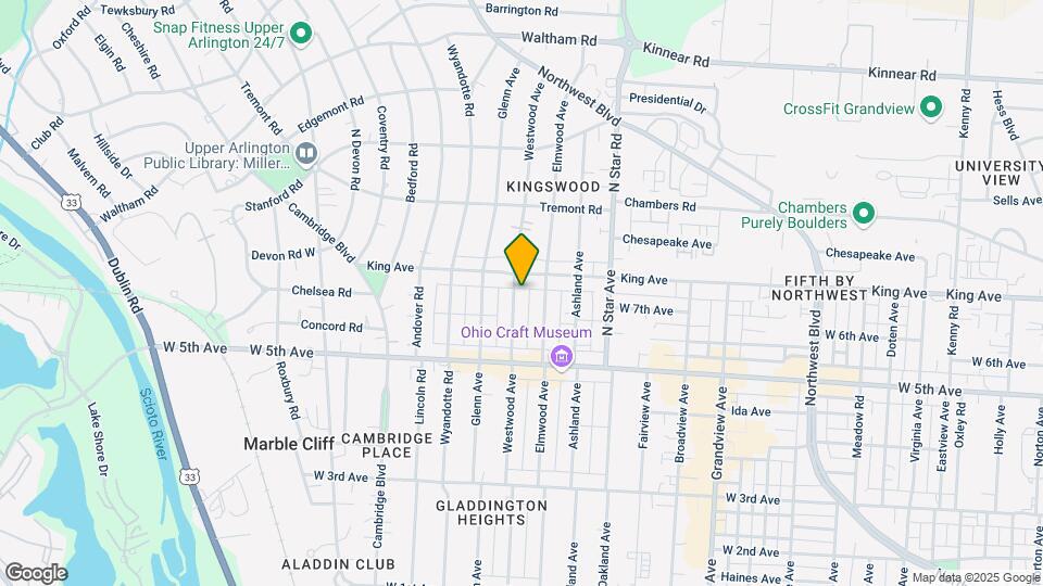 1686 Westwood Ave Mapa y Detalles de la Ubicación