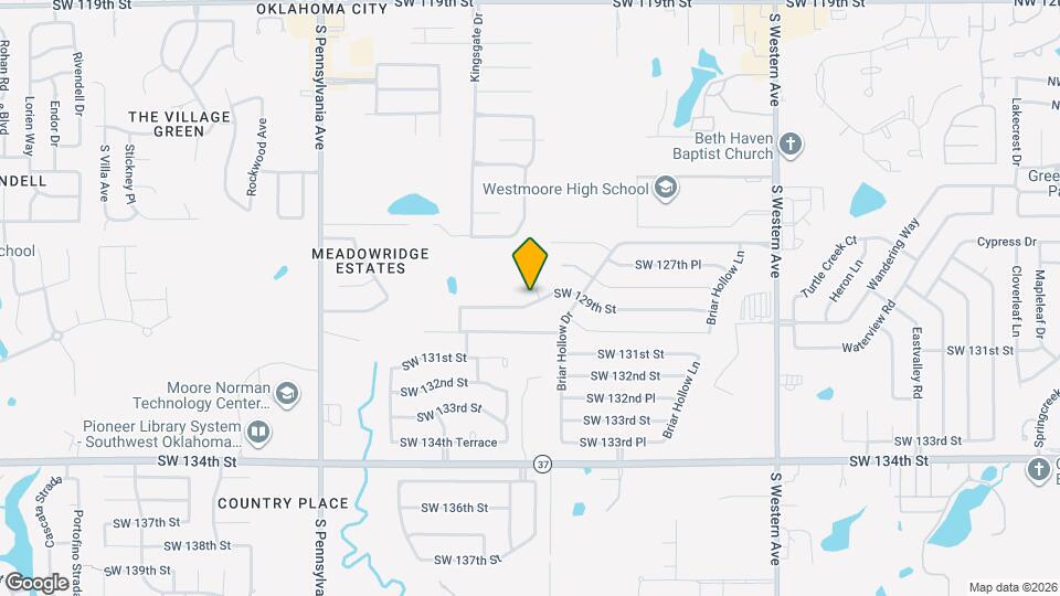 1401 SW 129th St Map and Location Details