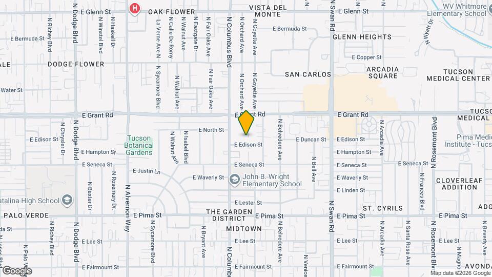 2233 N Catalina Ave Map and Location Details