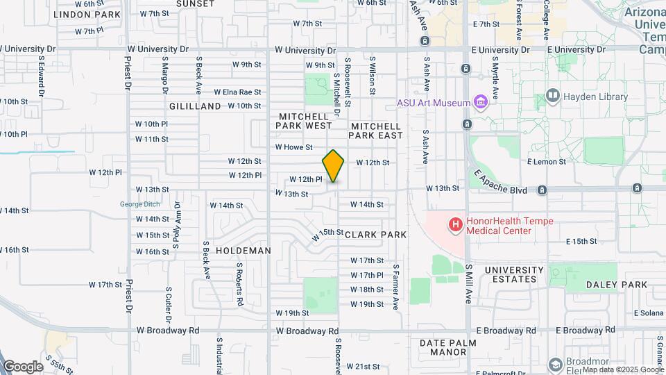 538 W 13th St Map and Location Details