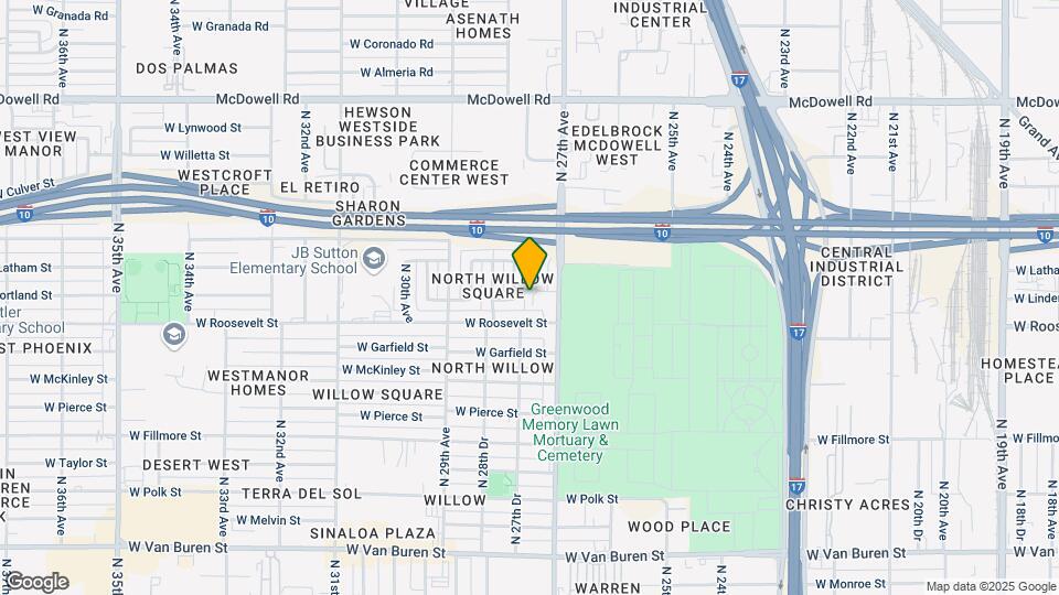 1026 N 27th Ln Map and Location Details