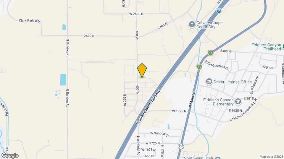 360 W 2100 N Map and Location Details