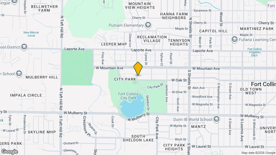1438 W Oak St Map and Location Details