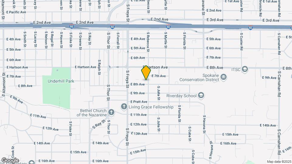 3725 E 8th Ave Map and Location Details