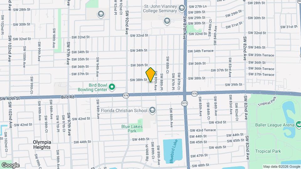 3821 SW 89th Ct Map and Location Details