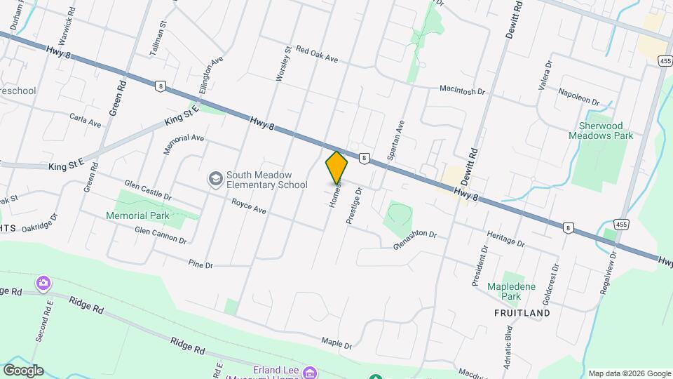 135 Homeside Ave Map and Location Details