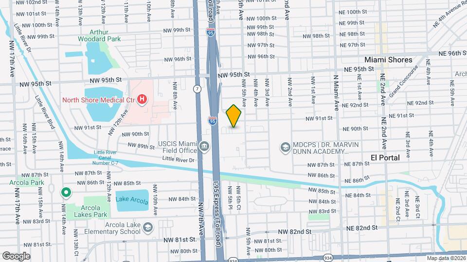 555 NW 90th St, Unit 555 Map and Location Details
