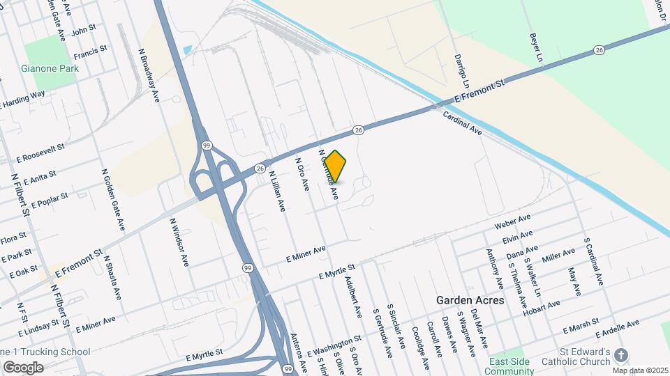 546 N Gertrude Ave Mapa y Detalles de la Ubicación