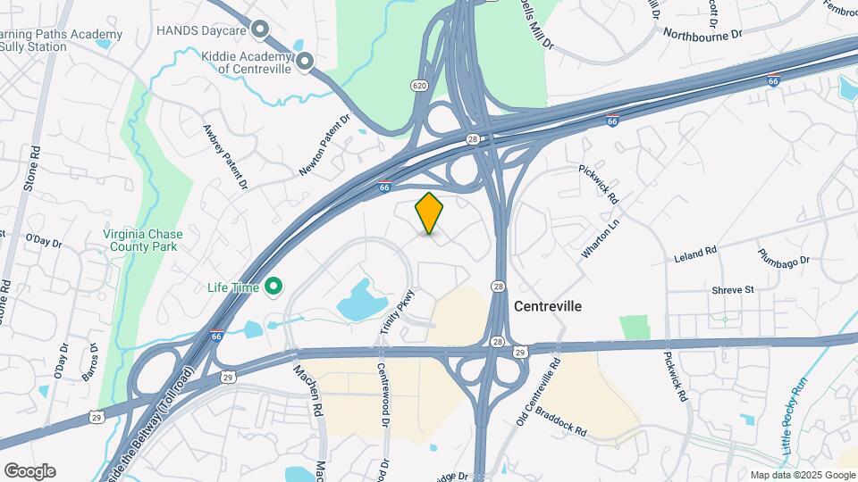 Halstead Centreville Mapa y Detalles de la Ubicación