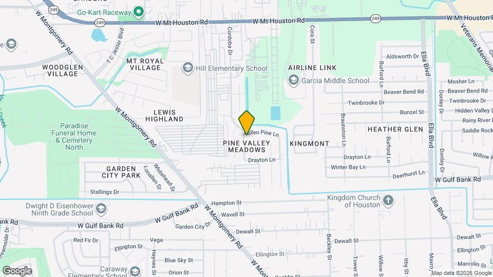 2522 Joseph Pine Ln Map and Location Details