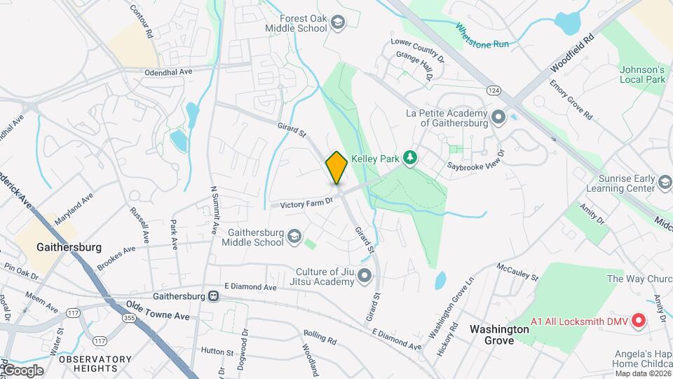 418 Girard St Map and Location Details