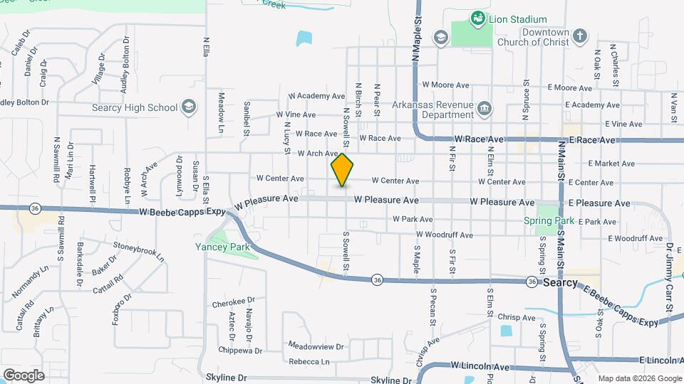 1200 W Pleasure Ave Map and Location Details