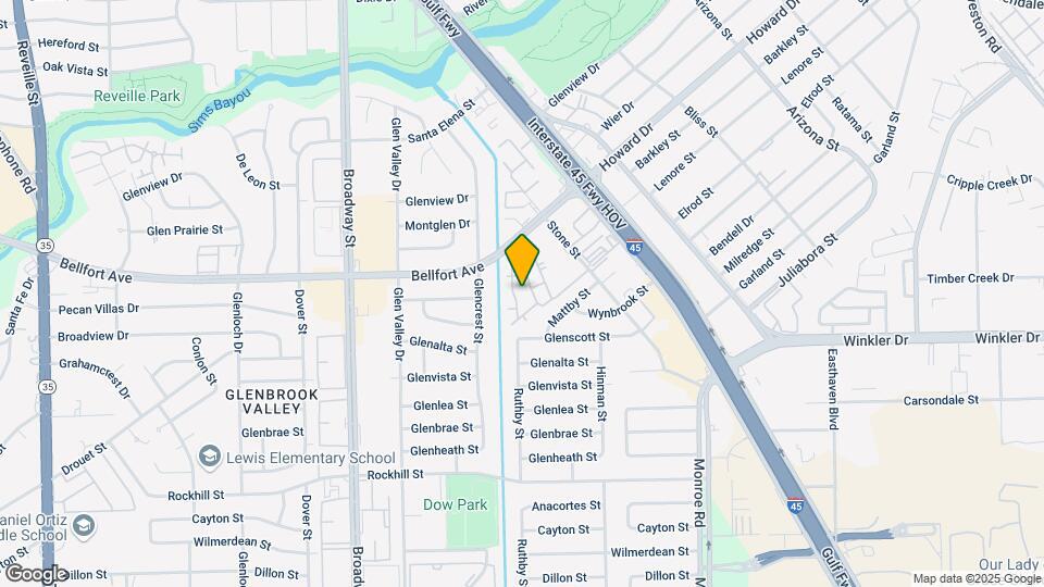 7950 Bellfort St Map and Location Details