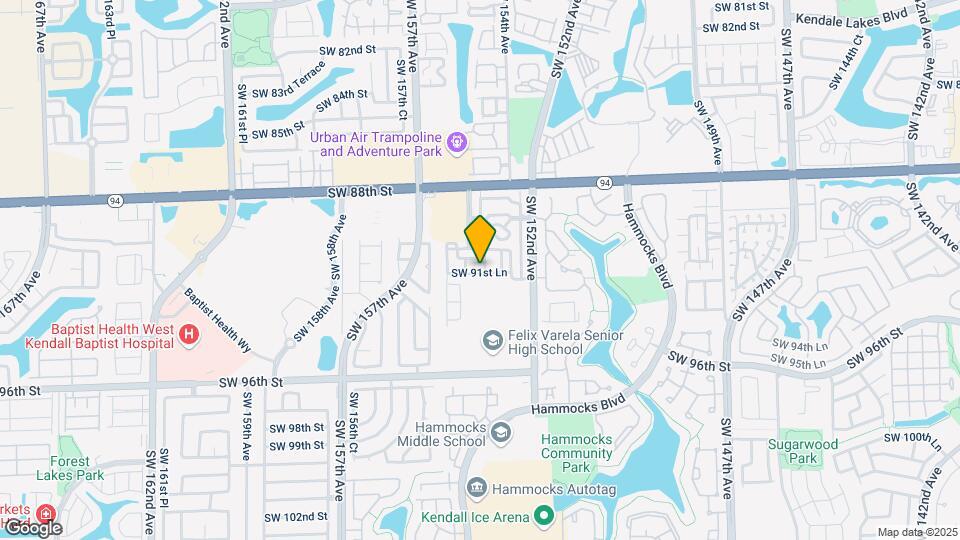 9180 SW 153rd Ave Mapa y Detalles de la Ubicación