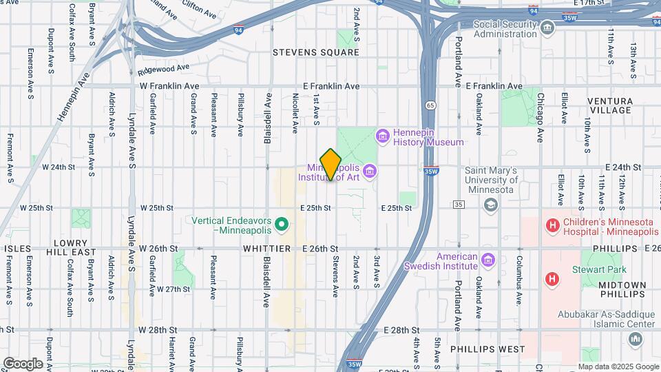 2424 Stevens Ave Map and Location Details
