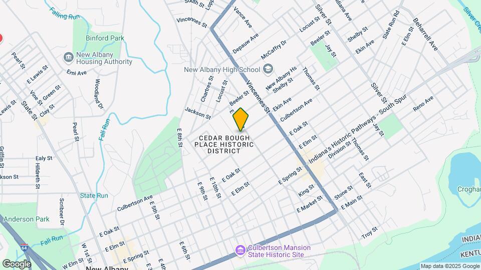 1410 Ekin Ave Mapa y Detalles de la Ubicación