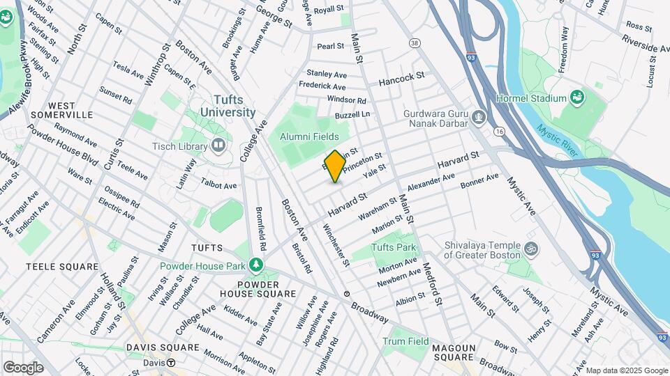 85 Yale St, Unit 1 Map and Location Details