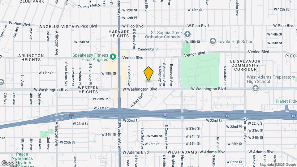 1826 S Hobart Blvd Mapa y Detalles de la Ubicación