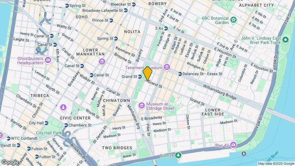 281 Grand St Map and Location Details