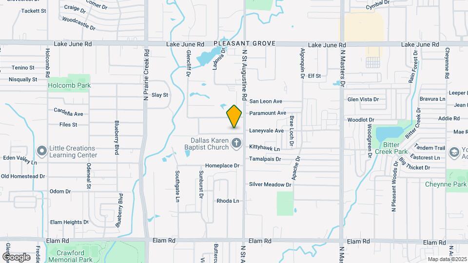 9511 Laneyvale Ave Map and Location Details