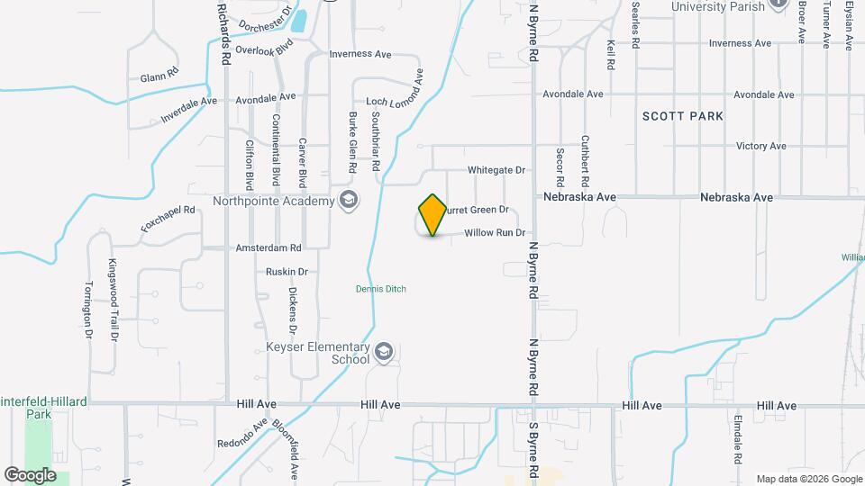 3655 Willow Run Dr Map and Location Details