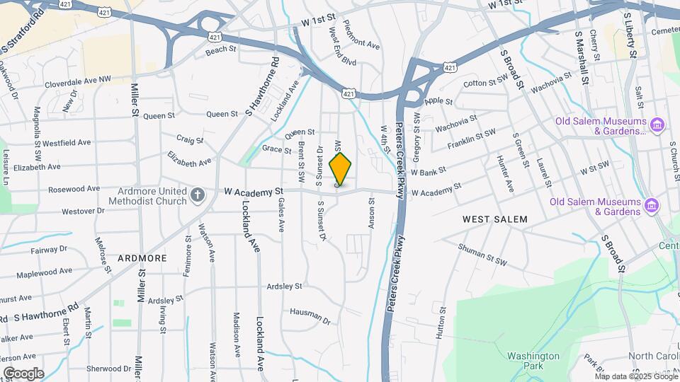 1425 W Academy St, Unit UP Mapa y Detalles de la Ubicación