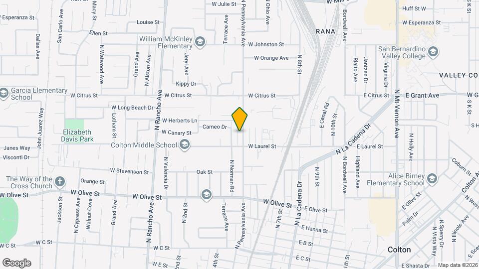 1331 N Pennsylvania Ave Map and Location Details