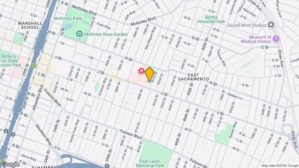 952 41st St Map and Location Details