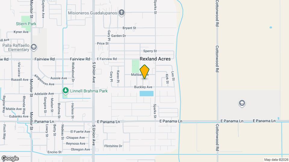 5812 Clayton St Map and Location Details
